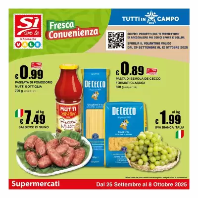 Volantino Sì con te Supermercati (valido fino al 8-10)