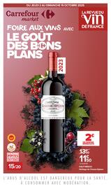 Catalogue Carrefour Market | LA FOIRE AUX VINS page 1