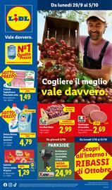 Volantino Lidl settimana 40 Pagina 1