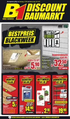 B1 Discount Baumarkt Prospekt (gültig bis 3-10)