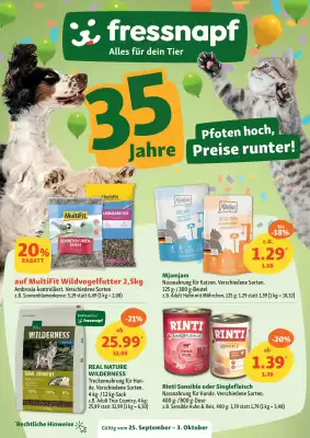 Fressnapf Prospekt (gültig bis 2-10)