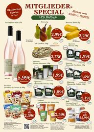 LPG Biomarkt Prospekt woche 39 Seite 1