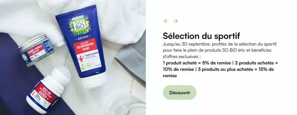 Catalogue SO'BiO (valable jusqu'au 30-09)