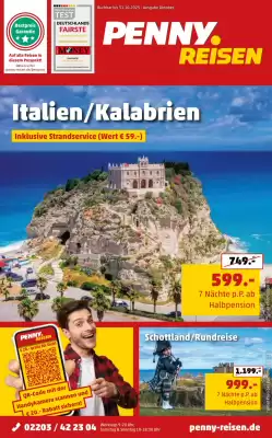Penny Reisen Prospekt (gültig bis 1-11)