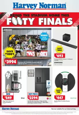Harvey Norman catalogue (valid until 7-10)