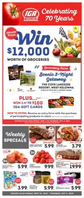 IGA flyer