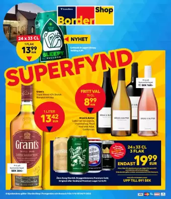 Border Shop reklamblad