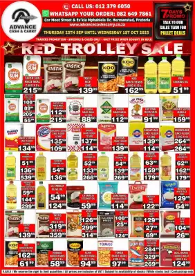 Advance Cash n Carry catalogue (valid until 1-10)