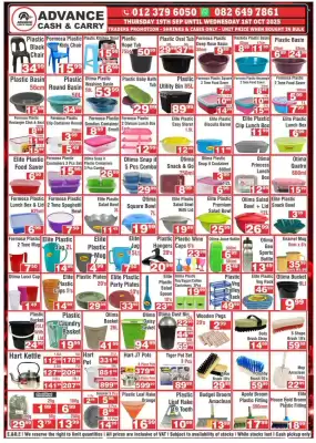 Advance Cash n Carry catalogue (valid until 1-10)