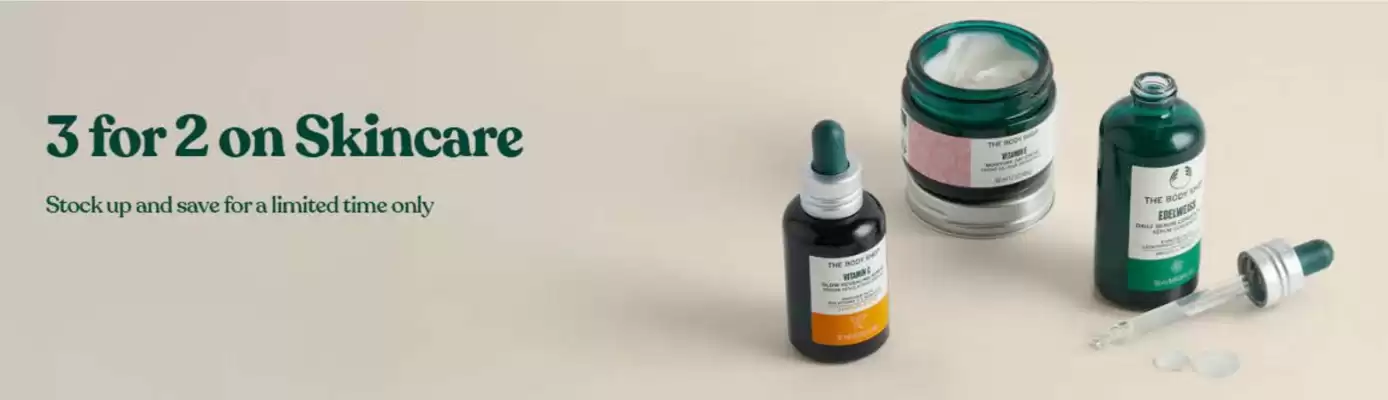 The Body Shop leaflet (valid until 13-10)