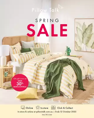 Pillow Talk catalogue (valid until 12-10)