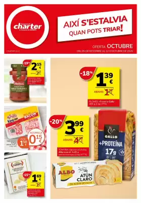 Folleto Supermercados Charter (válido hasta el 22-10)