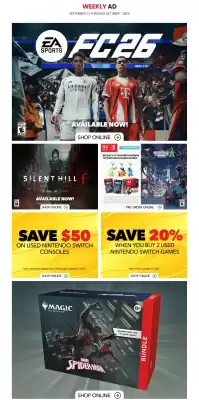 EB Games flyer (valid until 1-10)