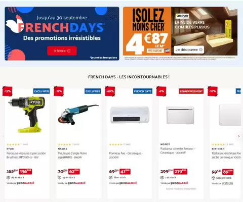 Catalogue Bricomarché (valable jusqu'au 30-09)