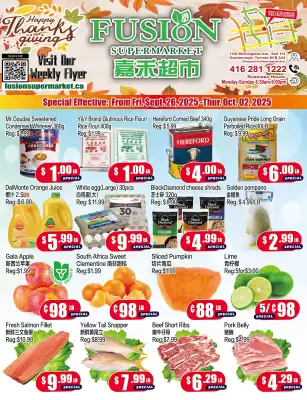 Fusion Supermarket flyer
