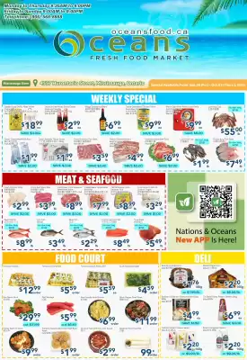 Oceans Fresh Food Market flyer (valid until 2-10)