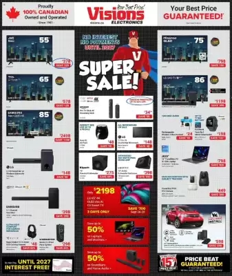 Visions Electronics flyer
