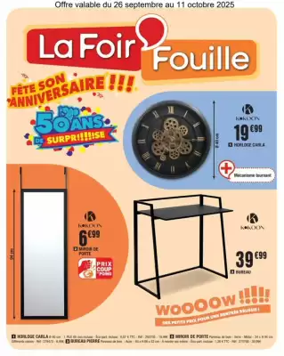 Catalogue La Foir'Fouille (valable jusqu'au 11-10)