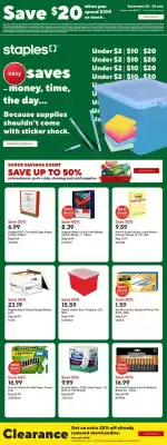 Staples flyer