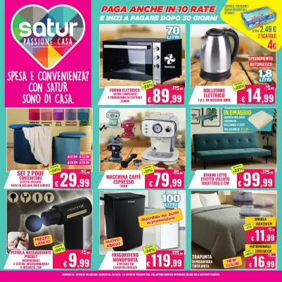 Volantino Satur (valido fino al 22-10)