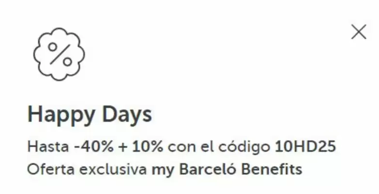 Catálogo Barcelo Hoteles (válido hasta 31-10)