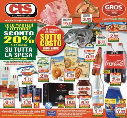 Volantino CTS Supermercati (valido fino al 6-10)