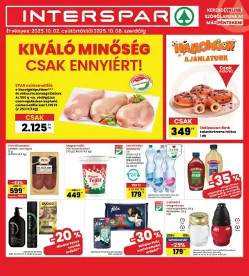 Interspar akciós újság (érvényes eddig: 8-10)