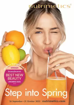 Nutrimetics catalogue (valid until 31-10)