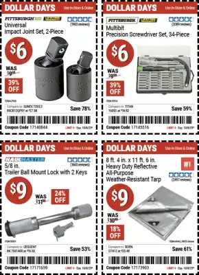 Harbor Freight Tools weekly ad (valid until 9-10)