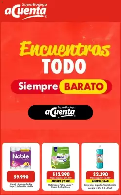 Catálogo Super Bodega a Cuenta (válido hasta 10-10)
