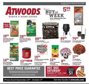 Atwoods Ranch & Home weekly ad Page 1