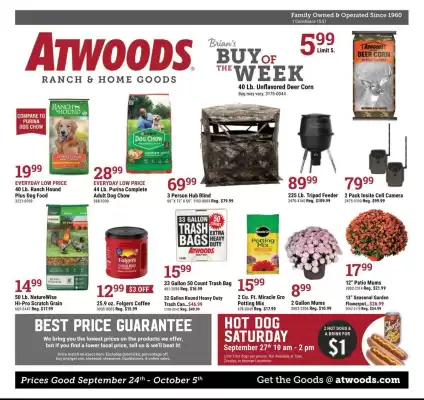 Atwoods Ranch & Home weekly ad (valid until 5-10)