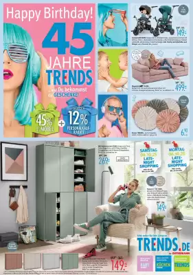 Trends Möbel Prospekt (gültig bis 3-10)