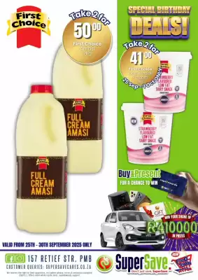 Super Save catalogue (valid until 30-09)