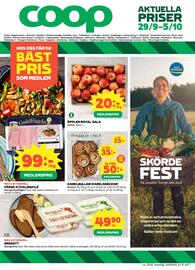 Coop reklamblad vecka 40 Sida 1