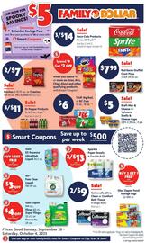 Family Dollar weekly ad week 40 Page 1