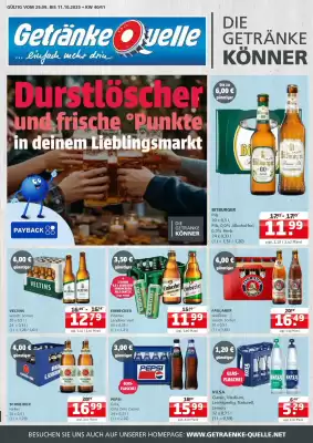 Getränke Quelle Prospekt (gültig bis 11-10)