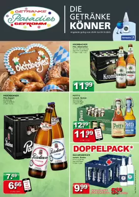 Getränkeparadies Gefromm Prospekt (gültig bis 4-10)