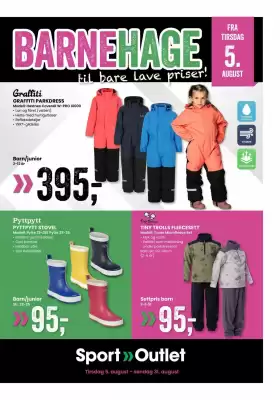 Sport Outlet kundeavis (gyldig til 4-10)