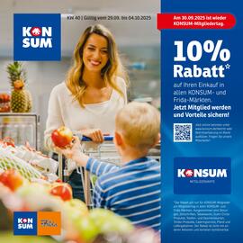 KONSUM Prospekt woche 40 Seite 1