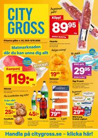 City Gross reklamblad vecka 40 Sida 1