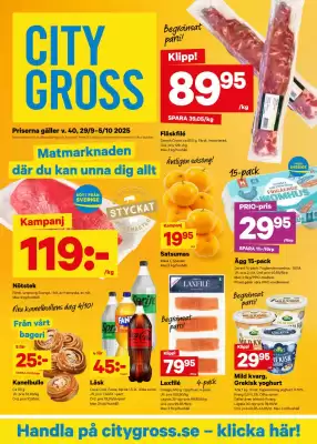 City Gross reklamblad (giltig till och med 5-10)