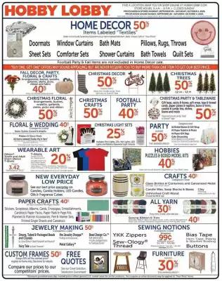 Hobby Lobby weekly ad (valid until 4-10)