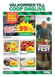 Coop Daglivs reklamblad vecka 40 Sida 1