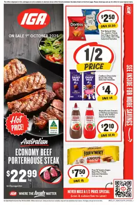 IGA catalogue (valid until 7-10)