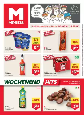 MPreis Flugblatt (gültig bis 8-10)