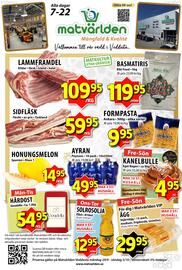 Matvärlden Tensta reklamblad vecka 40 Sida 1
