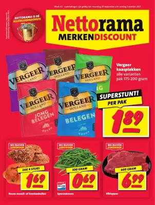 Nettorama folder (geldig t/m 5-10)