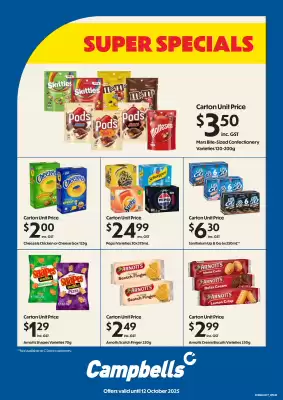 Campbells Wholesale catalogue (valid until 12-10)