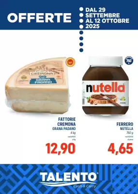 Volantino Talento Professional Store (valido fino al 12-10)